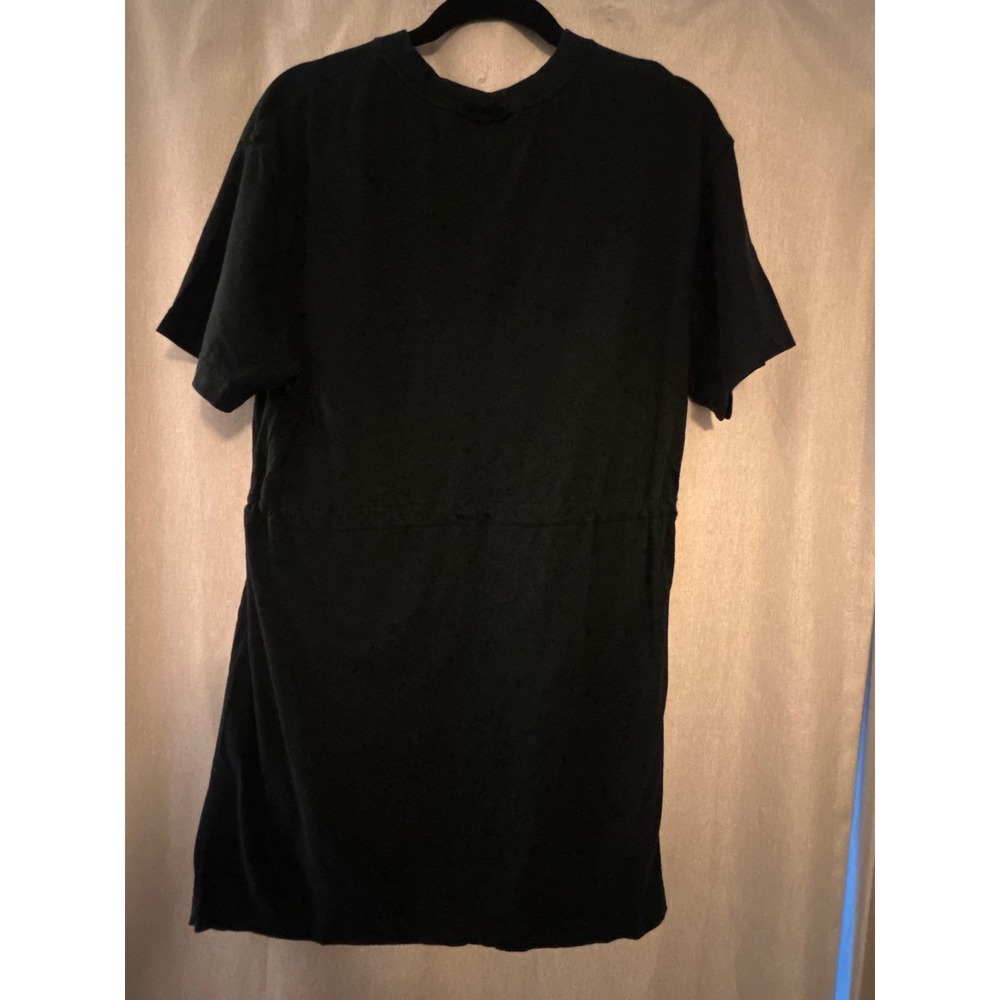 Women's Nike Sportswear Icon Black Knit Dress Drawstring Size Medium - Picture 2 of 4
